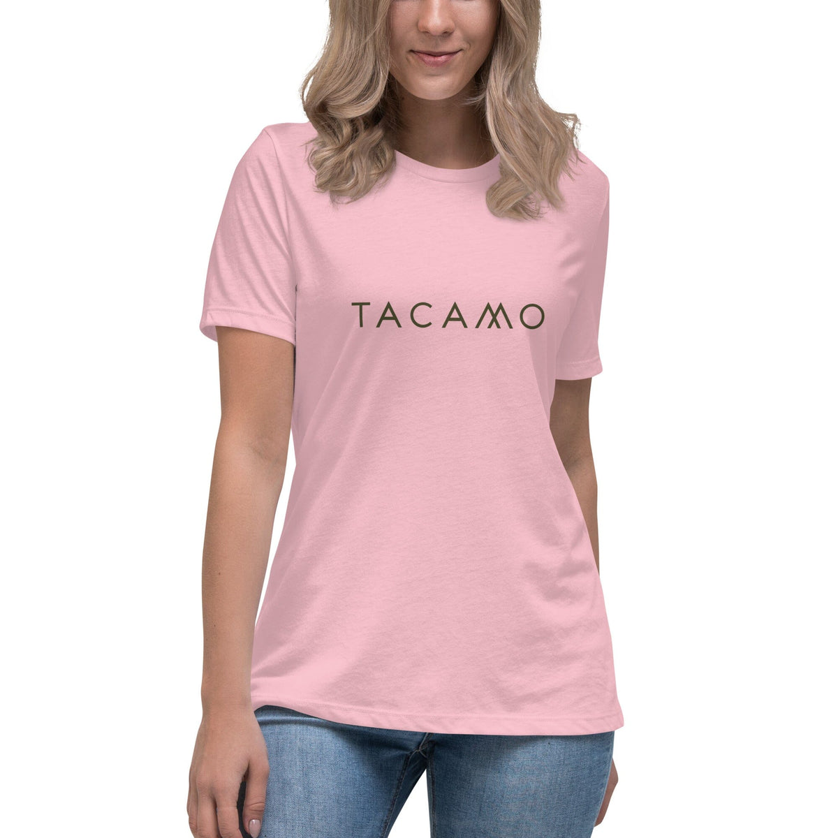 TACAMO Women&#39;s Relaxed T-Shirt MERCH TACAMO Pink S 