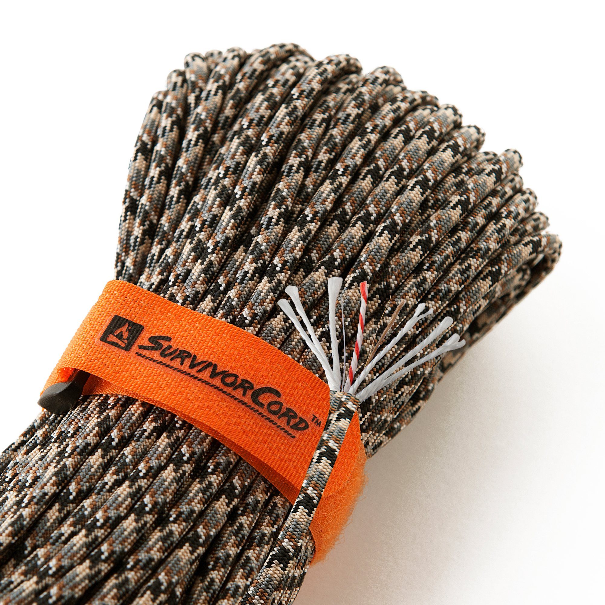 620 LB SurvivorCord - The Original Patented Type III Military 550 Parachute  Cord with Integrated Fishing Line, Multi-Purpose Wire, and Waterproof Fire  Starter. 100 FEET, DRAGONSCALE Paracord, Ropes -  Canada